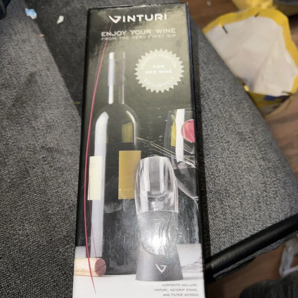 Vinturi Essential Wine Aerator For Red Wine New Fast Shipping